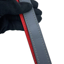 Load image into Gallery viewer, Christian Louboutin Venetian Reporter Cross Body Bag Blue Gray3205096 Leather
