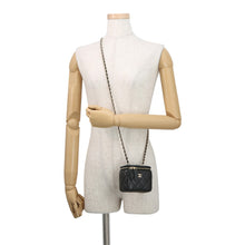 Load image into Gallery viewer, CHANEL Matelasse Chain Shoulder Vanity BlackAP2158 Caviar Leather
