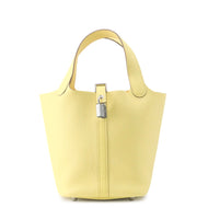 HERMES Picotin Lock Limoncello Taurillon Clemence Size PM