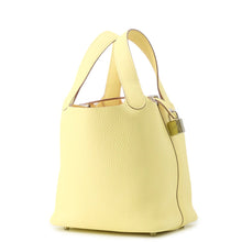 将图像加载到图库查看器中，HERMES Picotin Lock Limoncello Taurillon Clemence Size PM
