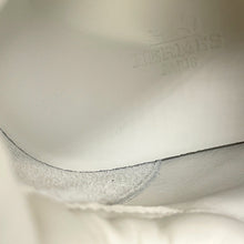 将图像加载到图库查看器中，HERMES Bounce Sneakers White Suede Nylon Size 40.5
