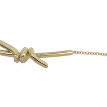将图像加载到图库查看器中，TIFFANY&amp;Co. Knot Pendant68887216 18K Yellow Gold
