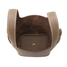 将图像加载到图库查看器中，HERMES Picotin Padlock Etoupe Taurillon Clemence Size PM
