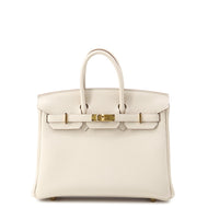 HERMES Birkin Craie Togo Leather Size 25