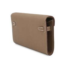 将图像加载到图库查看器中，HERMES Kelly wallet long to go Etoupe Epsom
