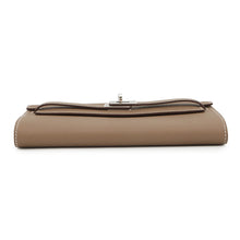 将图像加载到图库查看器中，HERMES Kelly wallet long to go Etoupe Epsom
