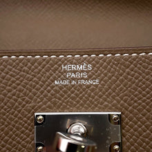 将图像加载到图库查看器中，HERMES Kelly wallet long to go Etoupe Epsom
