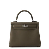 HERMES Kelly Retourne Vertroden Togo Leather Size 25