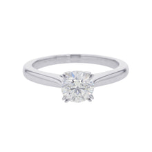 将图像加载到图库查看器中，HARRY WINSTON Round Cut Solitaire Ring Size Approximately 8th Pt950
