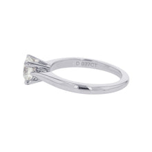 将图像加载到图库查看器中，HARRY WINSTON Round Cut Solitaire Ring Size Approximately 8th Pt950

