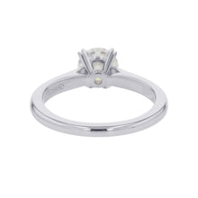 将图像加载到图库查看器中，HARRY WINSTON Round Cut Solitaire Ring Size Approximately 8th Pt950
