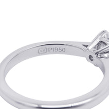 将图像加载到图库查看器中，HARRY WINSTON Round Cut Solitaire Ring Size Approximately 8th Pt950
