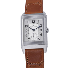 将图像加载到图库查看器中，JAEGER-LE COULTRE Reverso Classic Duo Small Second H47mmxW28.3mm Stainless Steel Leather Silver/Black DialQ3848423
