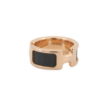 将图像加载到图库查看器中，HERMES Orump Ring Size M Black Epsom Metal
