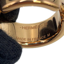 Load image into Gallery viewer, HERMES Orump Ring Size M Black Epsom Metal
