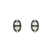 Load image into Gallery viewer, HERMES Mini Maillon Black Enamel Metal

