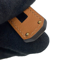 将图像加载到图库查看器中，HERMES Kelly Belt Size 18 Gold Epsom
