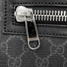 将图像加载到图库查看器中，GUCCI GG Supreme messenger bag Black474137 GG Supreme
