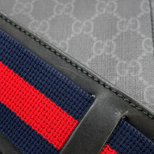 将图像加载到图库查看器中，GUCCI GG Supreme messenger bag Black474137 GG Supreme
