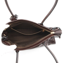 Load image into Gallery viewer, PRADA Bonnie Handbag Brown1BA426 Leather Size Medium
