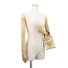 Load image into Gallery viewer, FENDI Fendace Sunshine Shopper White/Yellow8BS051 Leather Size Mini
