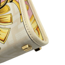 Load image into Gallery viewer, FENDI Fendace Sunshine Shopper White/Yellow8BS051 Leather Size Mini

