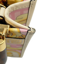 Load image into Gallery viewer, FENDI Fendace Sunshine Shopper White/Yellow8BS051 Leather Size Mini
