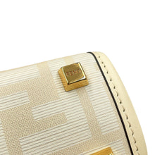 Load image into Gallery viewer, FENDI Fendace Sunshine Shopper White/Yellow8BS051 Leather Size Mini
