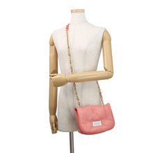 Load image into Gallery viewer, Maison Margiela Maison Margiela Glam Slam Flap Chain Shoulder Bag CoralSB1WG0019P4300T4151 Leather Size Small
