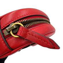 Load image into Gallery viewer, GUCCI GG Marmont Waist Bag Red476434 Leather
