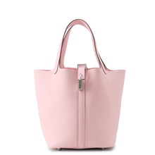 将图像加载到图库查看器中，HERMES Picotin Padlock Rose Sakura Taurillon Clemence Size PM
