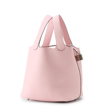 将图像加载到图库查看器中，HERMES Picotin Padlock Rose Sakura Taurillon Clemence Size PM
