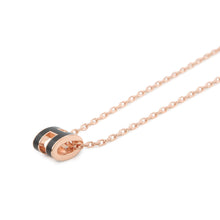 Load image into Gallery viewer, HERMES Pop Ash Necklace Size Mini Black Metal Lacquer
