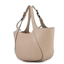 将图像加载到图库查看器中，PRADA Tote Bag Beige1BG483 Leather Size Medium
