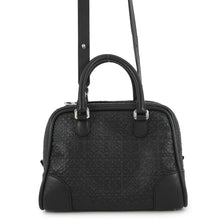 Load image into Gallery viewer, LOEWE Repeat Anagram Amazona Black301.55.L01 Leather Size Small
