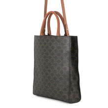 Load image into Gallery viewer, CELINE Vertical Cabas 2WAY Bag Tan191542 PVC Leather Size Small
