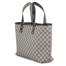 将图像加载到图库查看器中，GUCCI Cherie line Tote Bag Ivory/Navy211134 GG Supreme Leather
