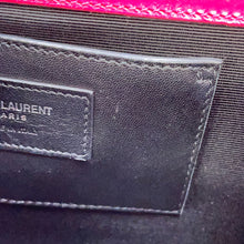 Load image into Gallery viewer, SAINT LAURENT PARIS Kate ChainShoulder Pink354119 Croco embossed leather Size Medium
