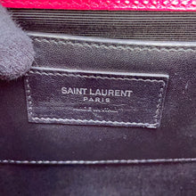 Load image into Gallery viewer, SAINT LAURENT PARIS Kate ChainShoulder Pink354119 Croco embossed leather Size Medium
