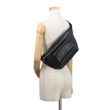 Load image into Gallery viewer, GUCCI GG embossed belt bag Black645093 Leather
