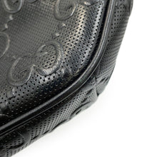 Load image into Gallery viewer, GUCCI GG embossed belt bag Black645093 Leather
