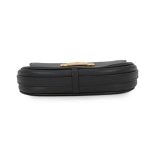 将图像加载到图库查看器中，CELINE Triomphe Maillon Chain Shoulder Black19134 Leather
