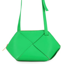 Load image into Gallery viewer, Bottega Veneta Maxi INTRECCIATO Shoulder Pouch Parakeet666693 Leather
