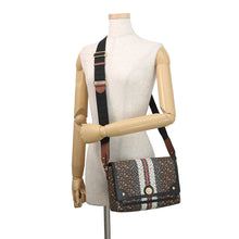 Load image into Gallery viewer, BURBERRY TBMonogram Stripe Messenger Brown/Multicolor8031748 PVC Leather
