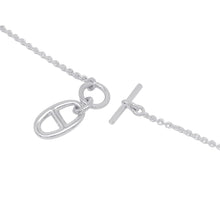将图像加载到图库查看器中，HERMES Chaine d'Ancre Amulette Necklace SV925
