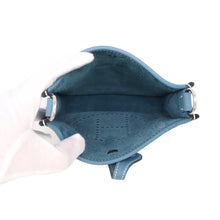 将图像加载到图库查看器中，HERMES Evelyne Long New Blue Jean Taurillon Clemence Size TPM
