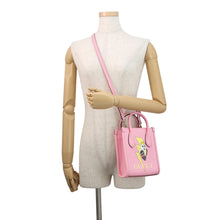 将图像加载到图库查看器中，GUCCI Bananya 2-way Tote Bag Pink/Yellow671623 Leather
