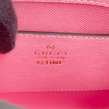 将图像加载到图库查看器中，GUCCI Bananya 2-way Tote Bag Pink/Yellow671623 Leather
