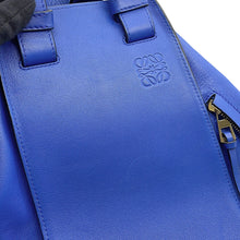 将图像加载到图库查看器中，LOEWE hammock Blue387.30.T38 Leather Size Medium
