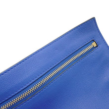 将图像加载到图库查看器中，LOEWE hammock Blue387.30.T38 Leather Size Medium
